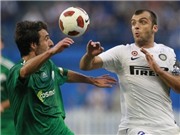 Bóng đá anh, ngoại hạng anh, lịch thi đấu euro 2012, Giao hữu: Inter bại trận trước Panathinaikos